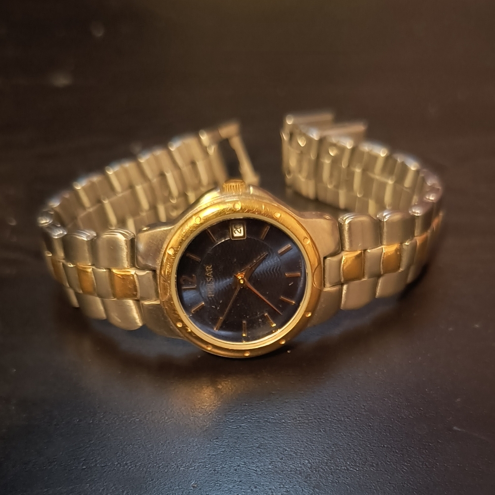 Pulsar Women's 2 Tone Gold And Silver Watch